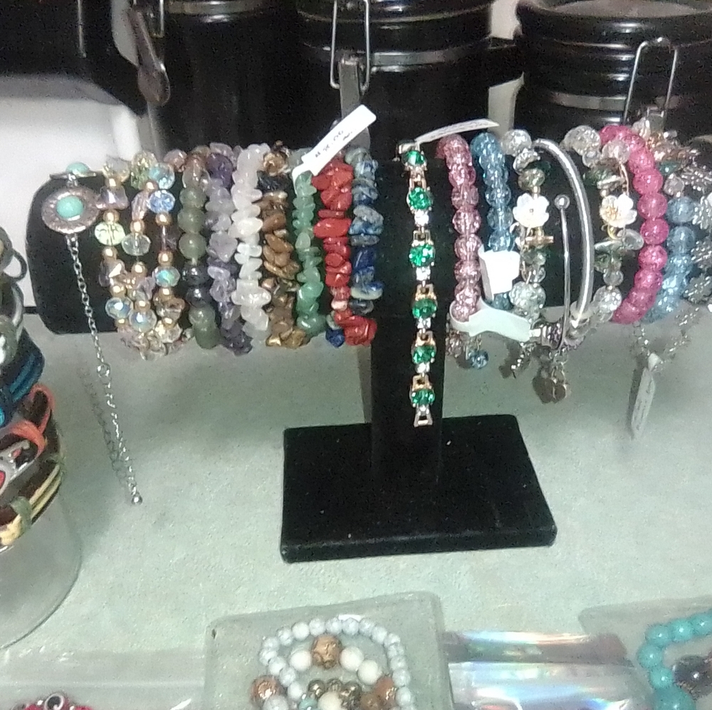 Stunning Bracelets with  Beaded Styles,dangles, tennis styles and more. $ 325.00
